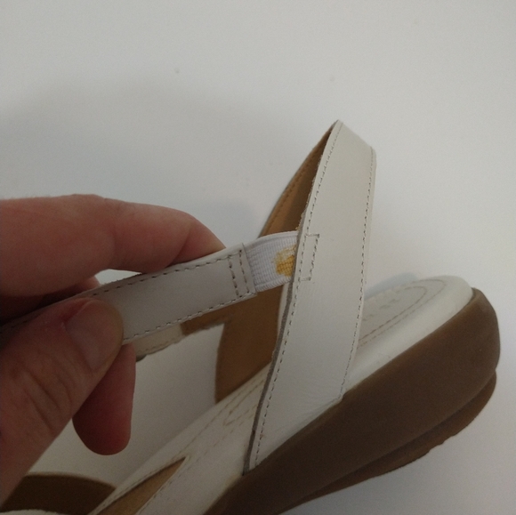 🌹Naturalizer N5 Comfort White Leather Sandals Size 7 - Picture 7 of 7